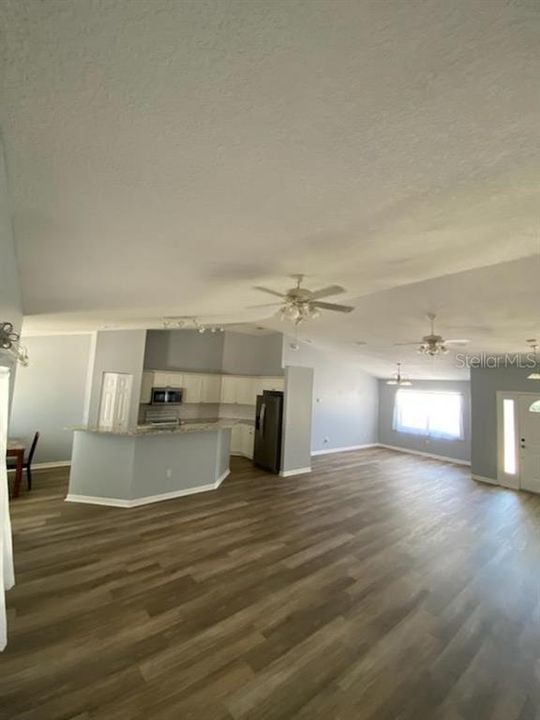 View of Kitchen from Main Living Area