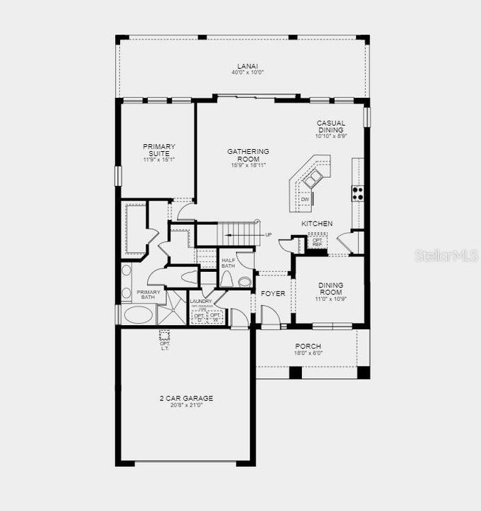 Structural options added to 33913 Astoria Circle include: outdoor kitchen rough-in only, includes water supply with drain and 1 dedicated outlet, interior door 8' package, study pocket sliding glass doors.