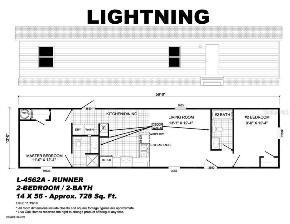 Recently Sold: $124,900 (2 beds, 2 baths, 728 Square Feet)