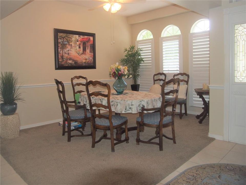 Dining room and Foyer