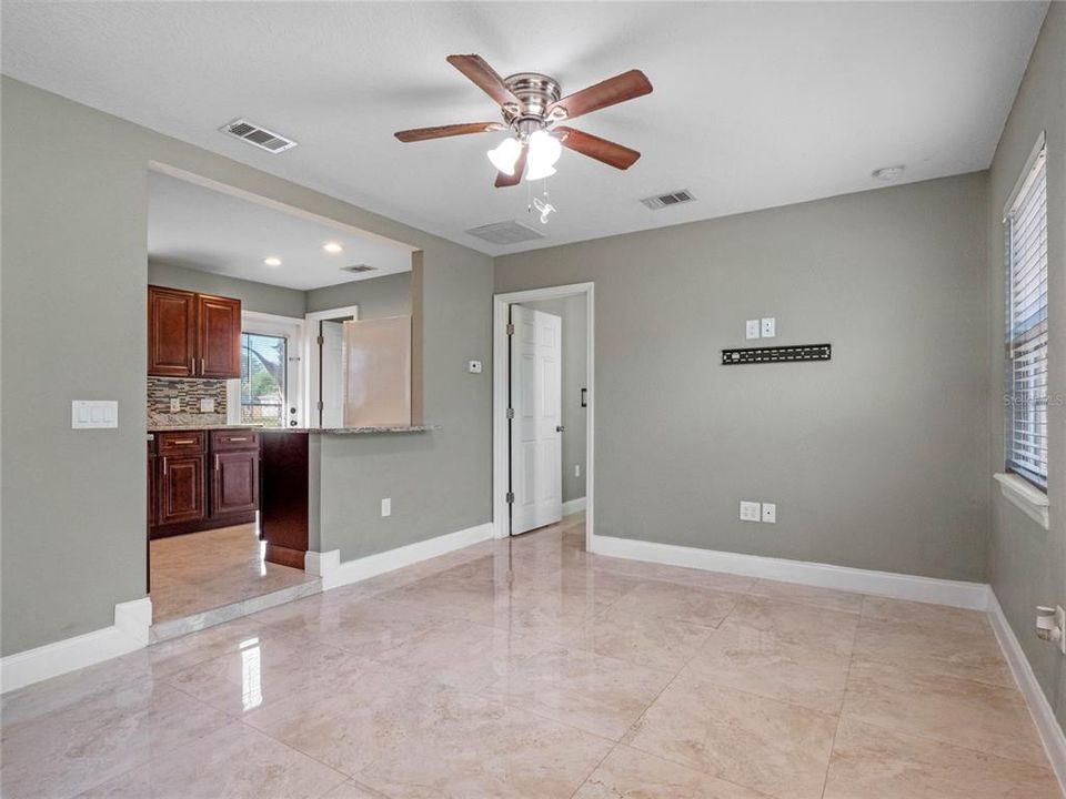 Dining room area