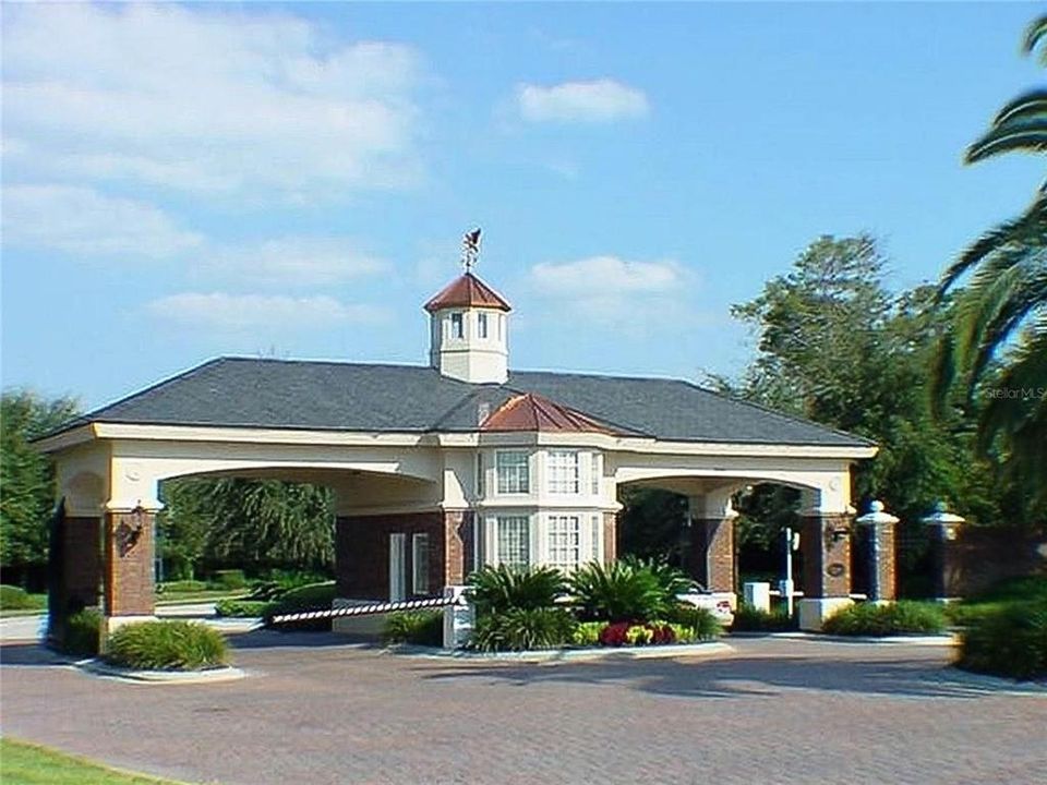 Gated and Guarded Main Entrance