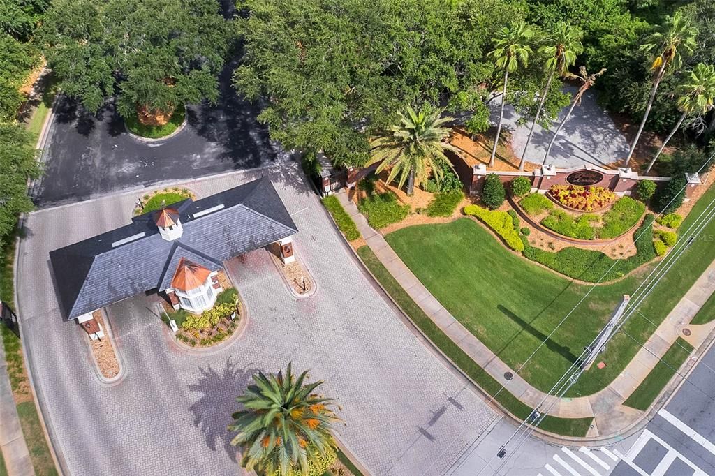 Aerial Shot Main Entrance