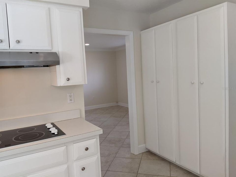 Kitchen and walk through to Dining Room