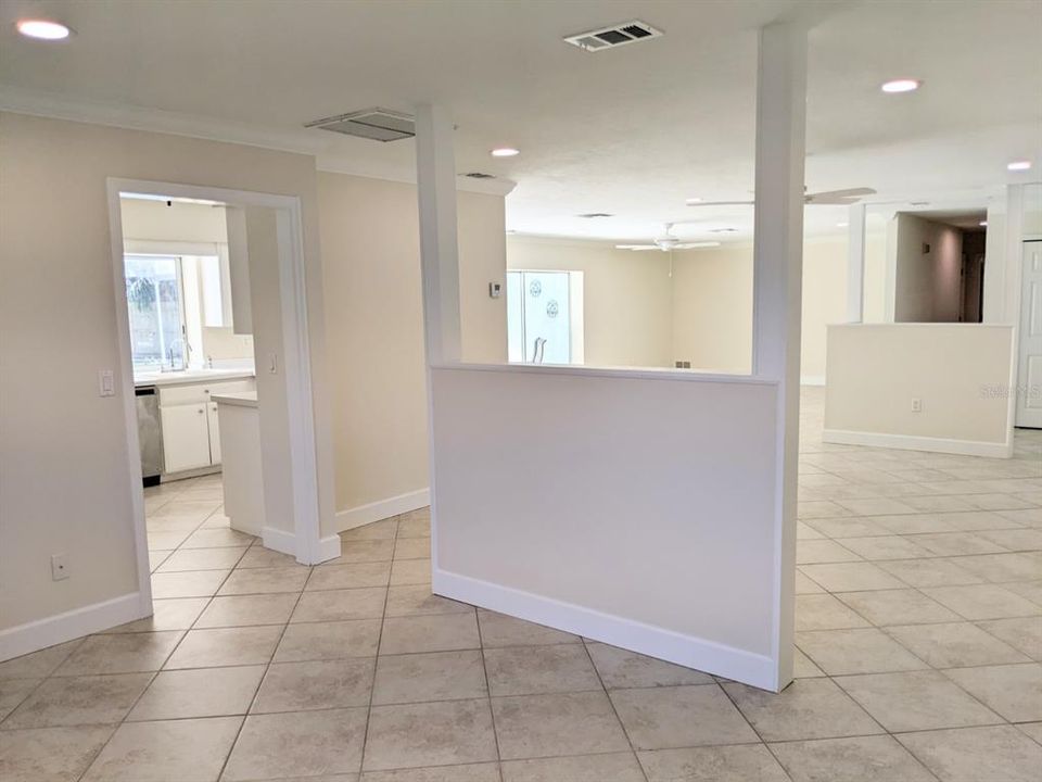 Dining area off kitchen