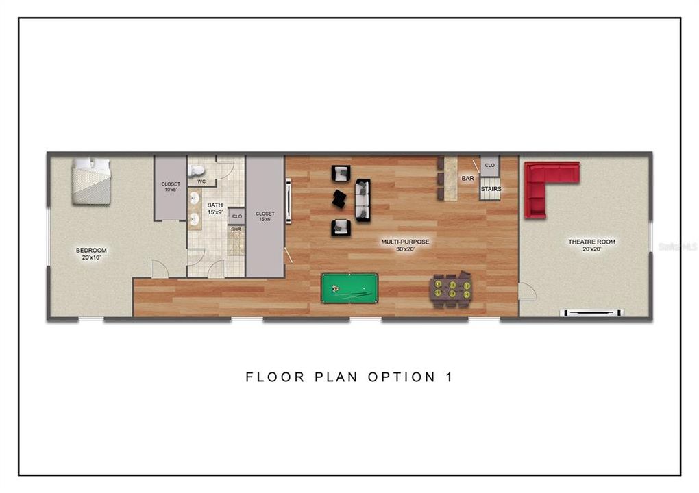 Possible Floor Plan Option 1