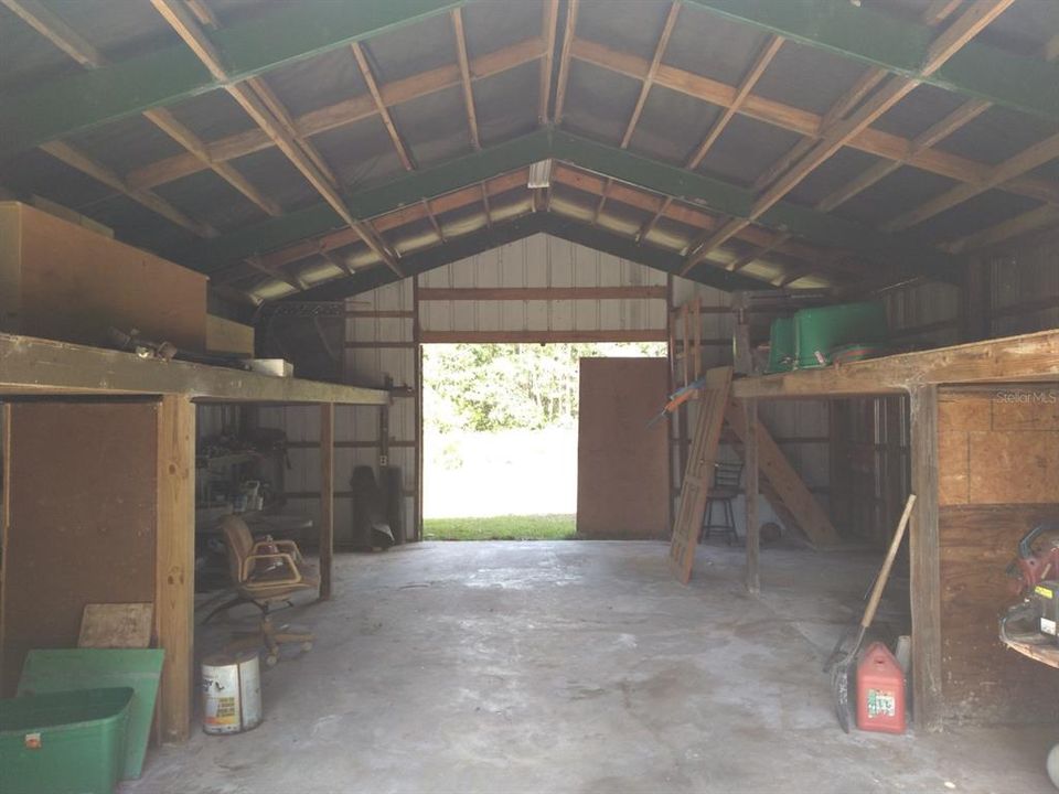 Stage barn interior