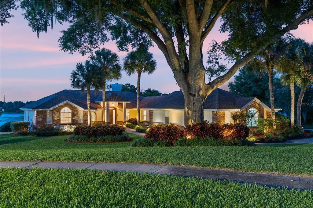 Mature shade trees and southern exposure