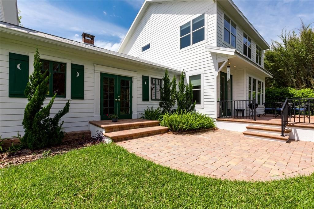 Main  house rear patio