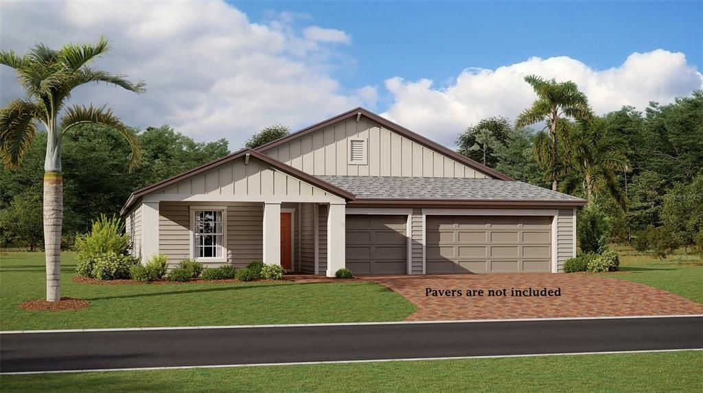 Artist Rendering - Elevation, color, & garage orientation may differ