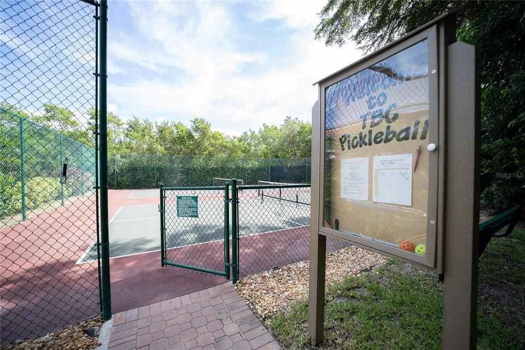 Pickleball courts for reservation