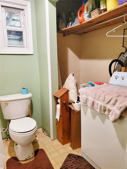 Laundry Area in Bathroom