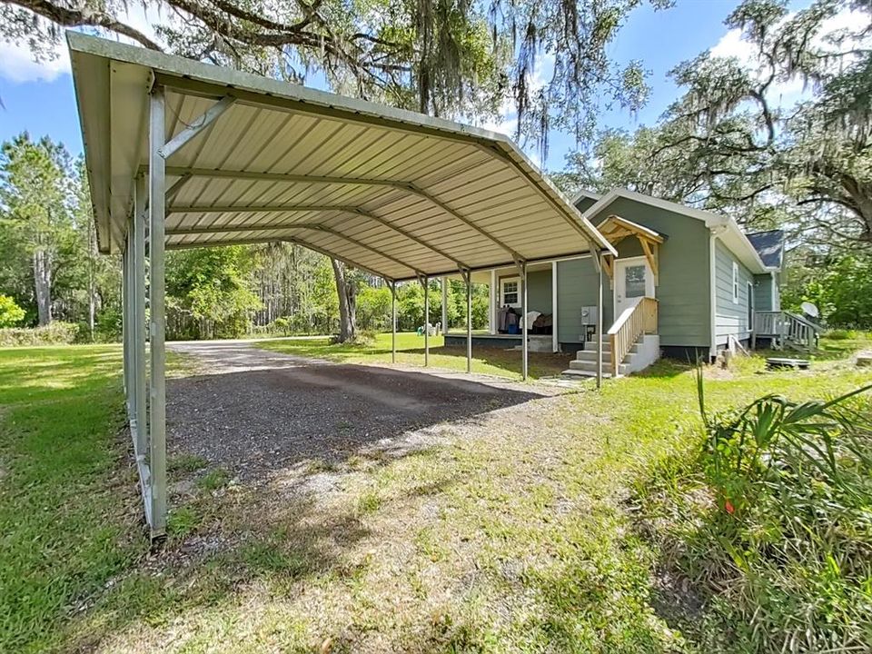 back porch area