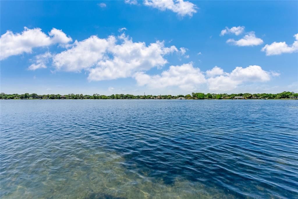 View from the dock