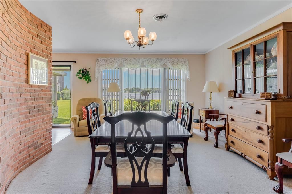 Dining Room with sweeping Lake Views!