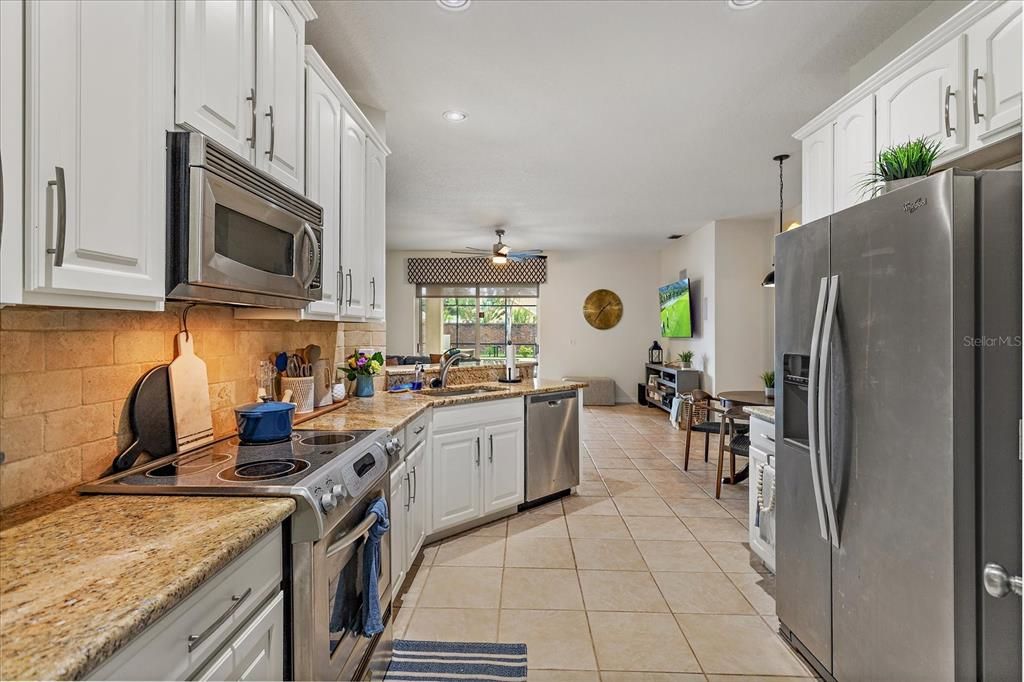 Granite Counters and Stainless Appliances