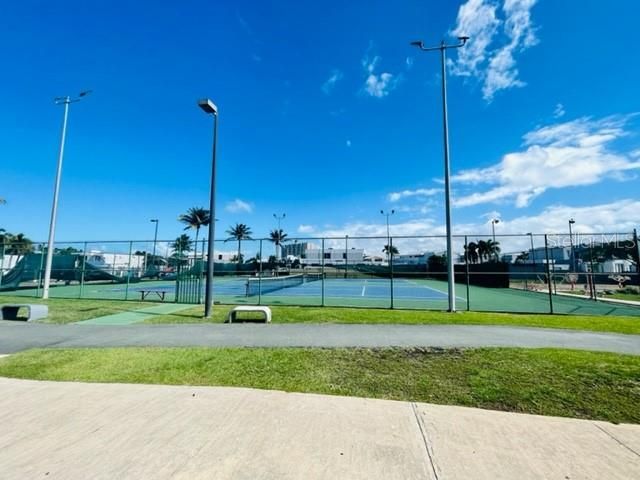 Community tennis courts