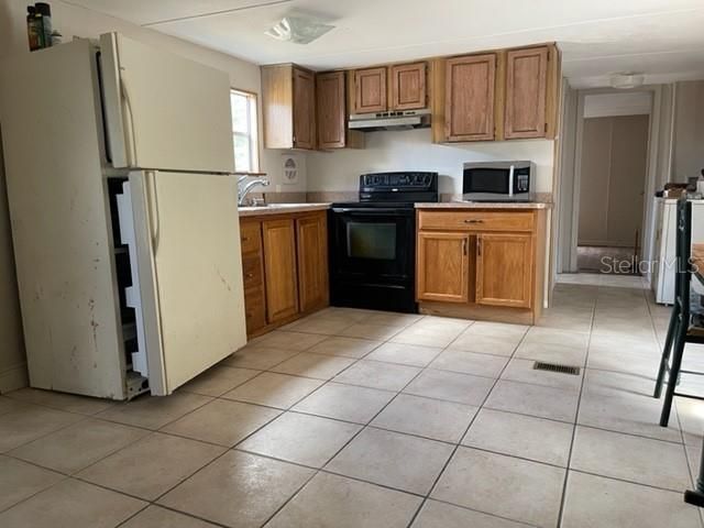 Kitchen from living room