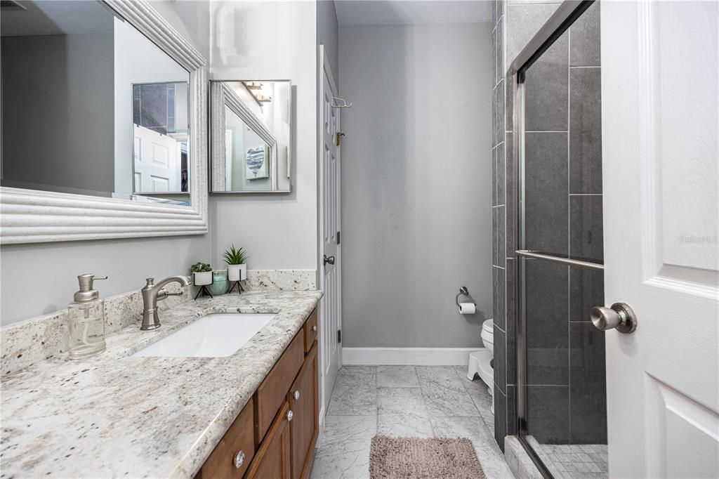 Remodeled and updated Master Bathroom