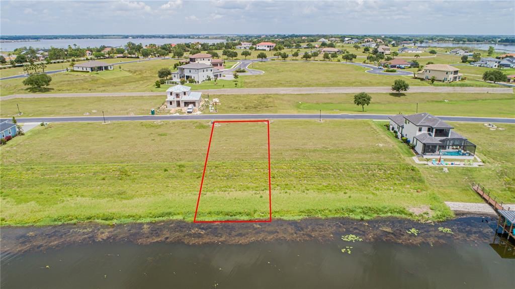 156 Caladium Ave  boundary with lake front