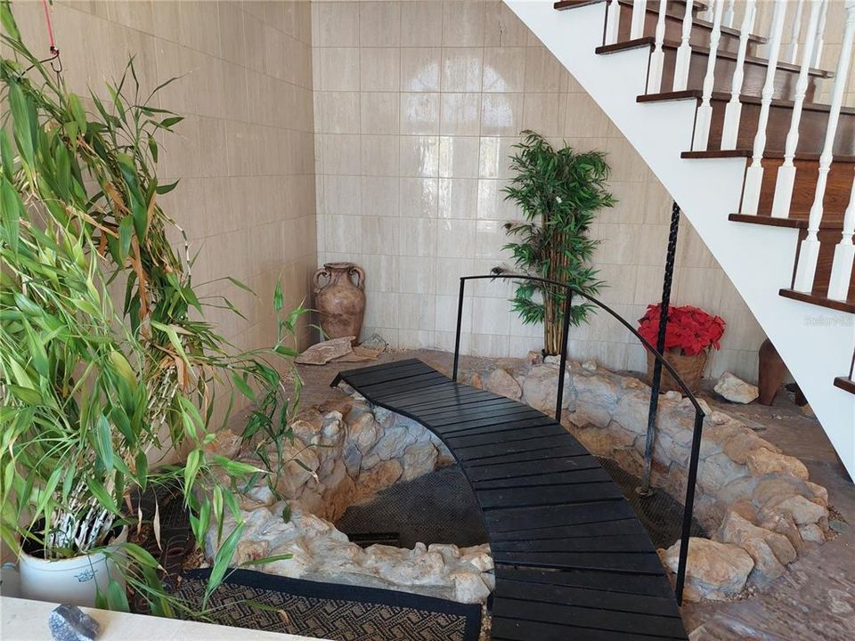 Under Staircase is a Water Feature