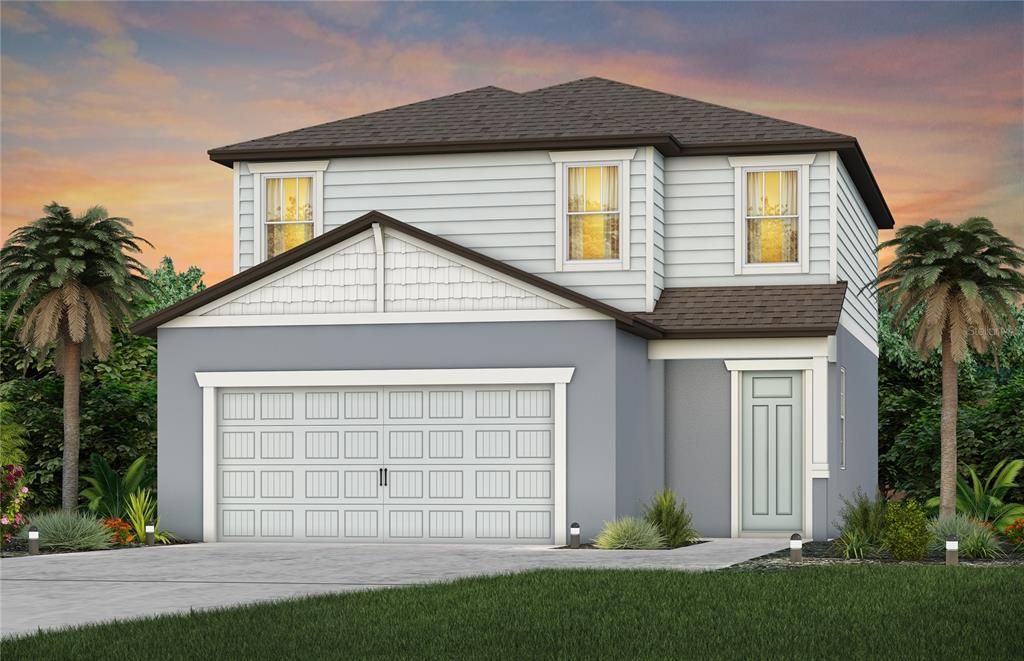 Rendering of Henley Exterior, Elevation C1