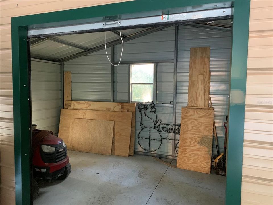 storage area in carport