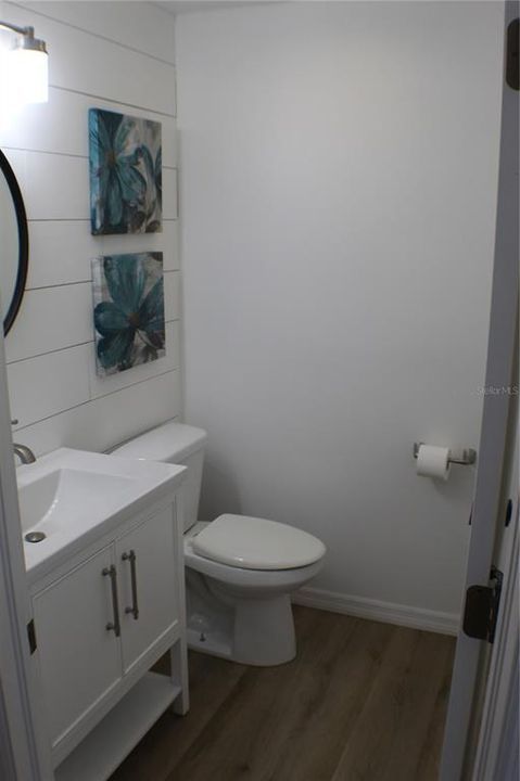 Newly renovated half bath