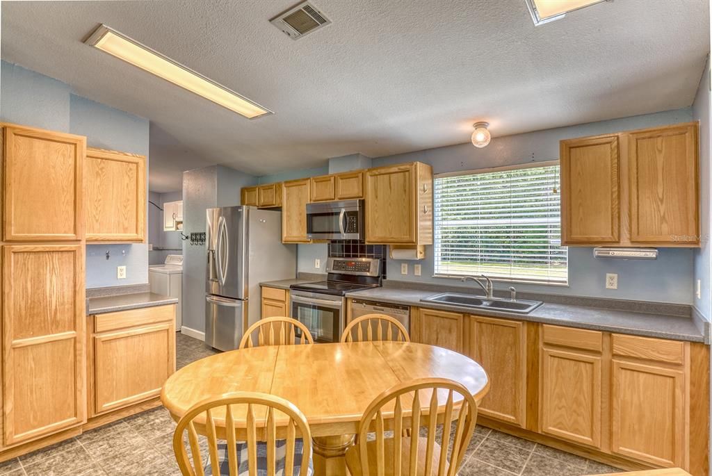 Kitchen with ample room for eat-in table