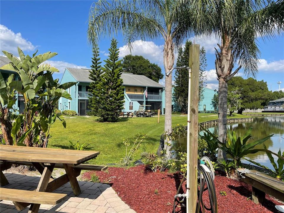Waterfront condo in a park like setting at world renown Nudist Resort