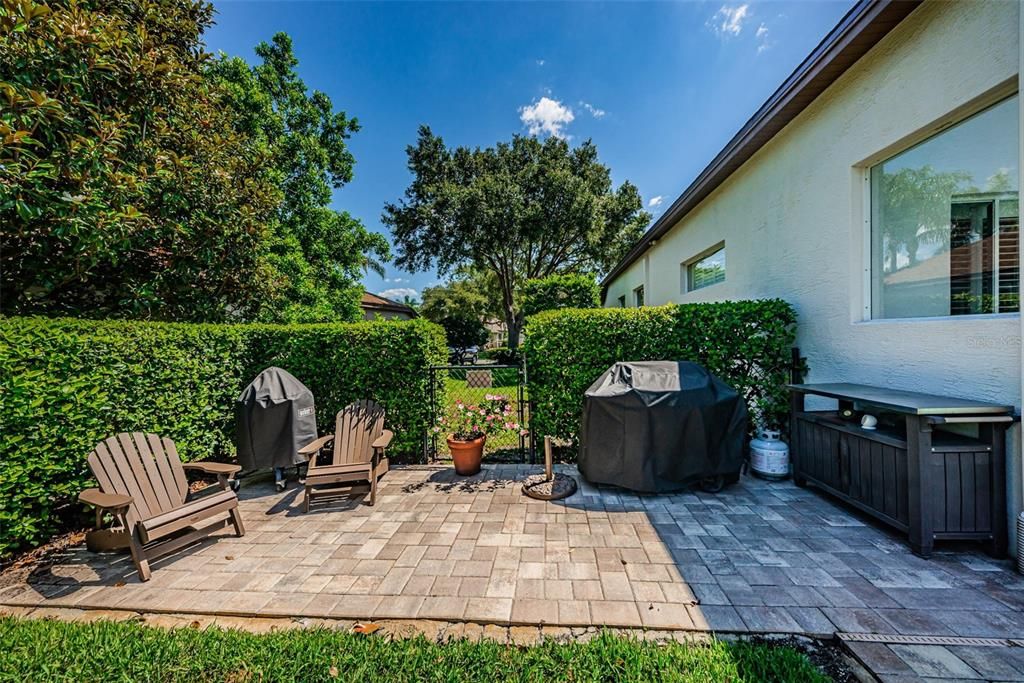 Check out this extra space to Grill out!