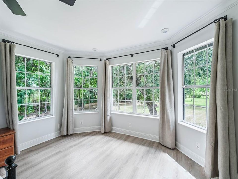 Master bedroom sitting area