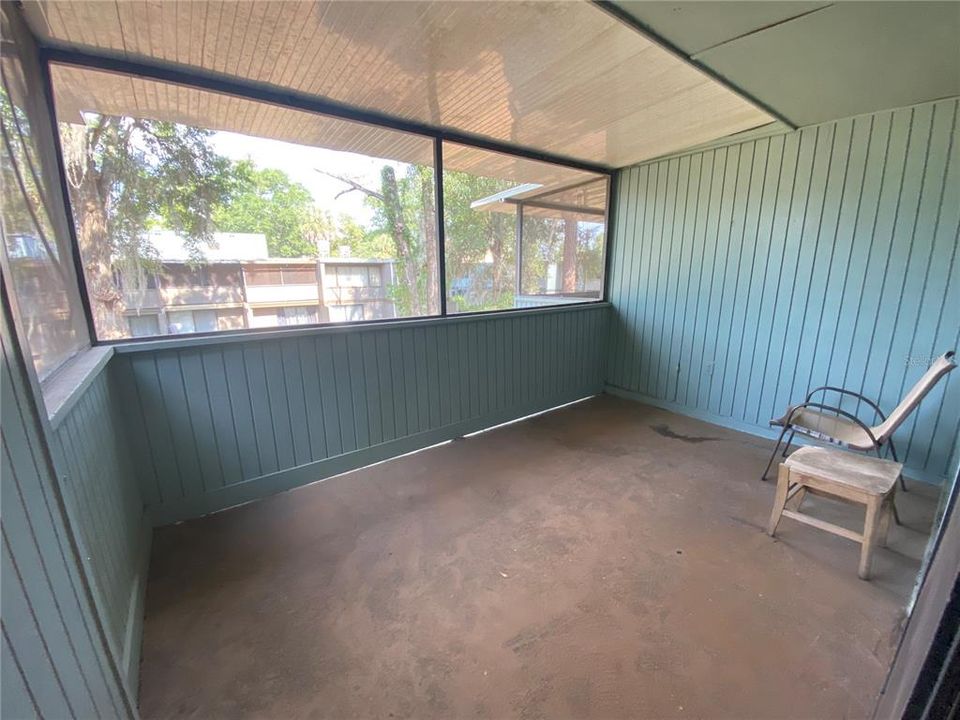 Master bedroom balcony