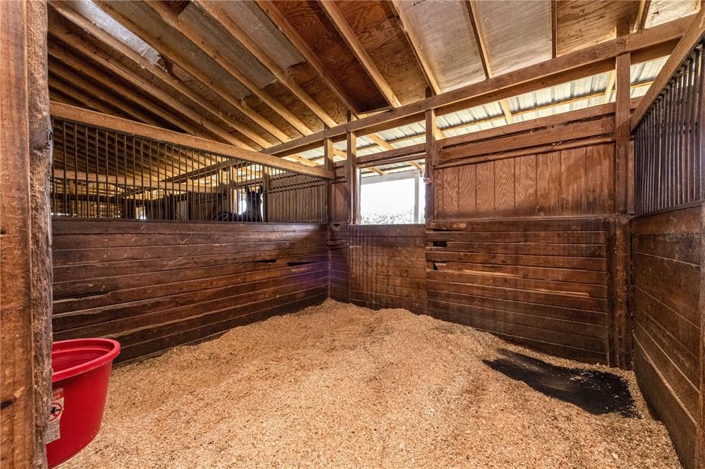large airy stalls