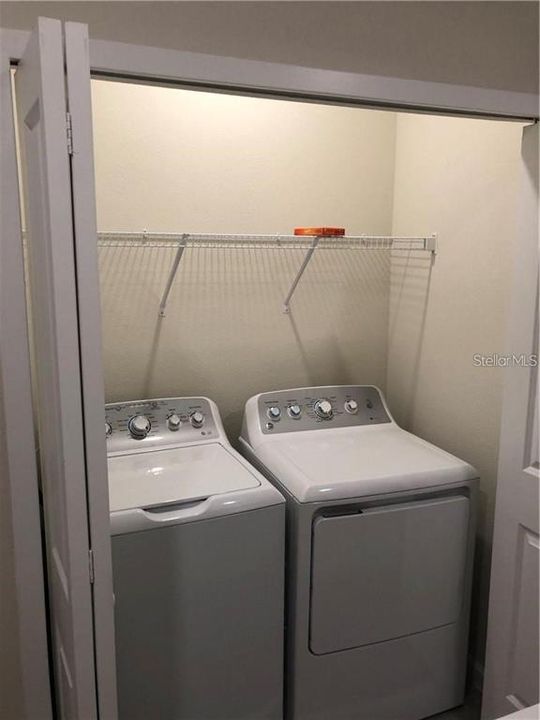 Laundry closet on 2nd floor