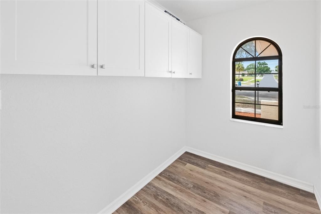 Mudroom in Garage