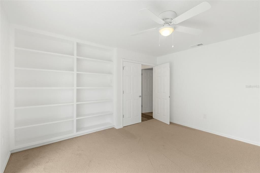 Built in Shelving in Office/Converted Fourth Bedroom