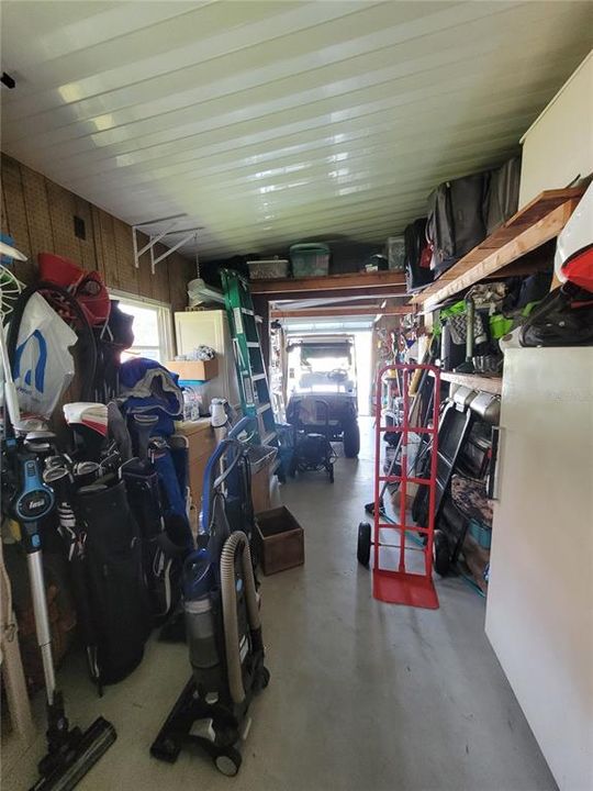 outside storange/laundry/golf cart garage