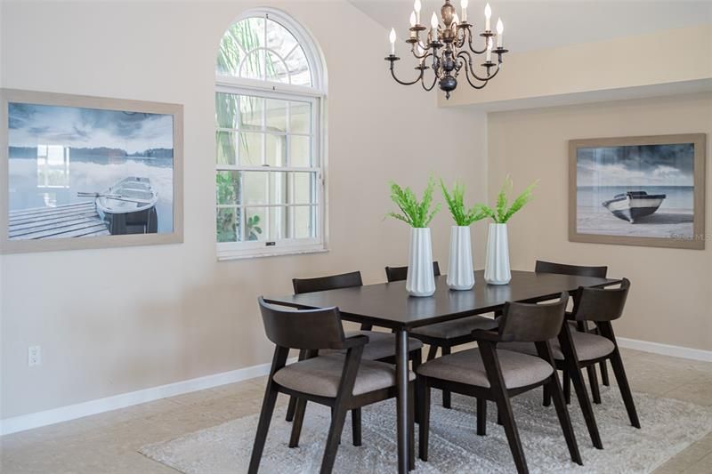 Dining Room is conveniently located to the kitchen.