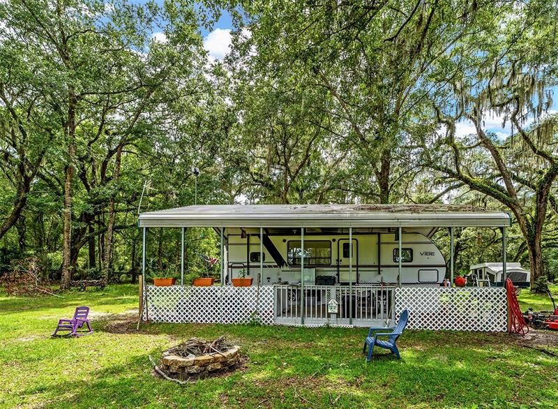 Carport and covered storage