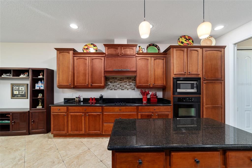 Large Kitchen with granite.
