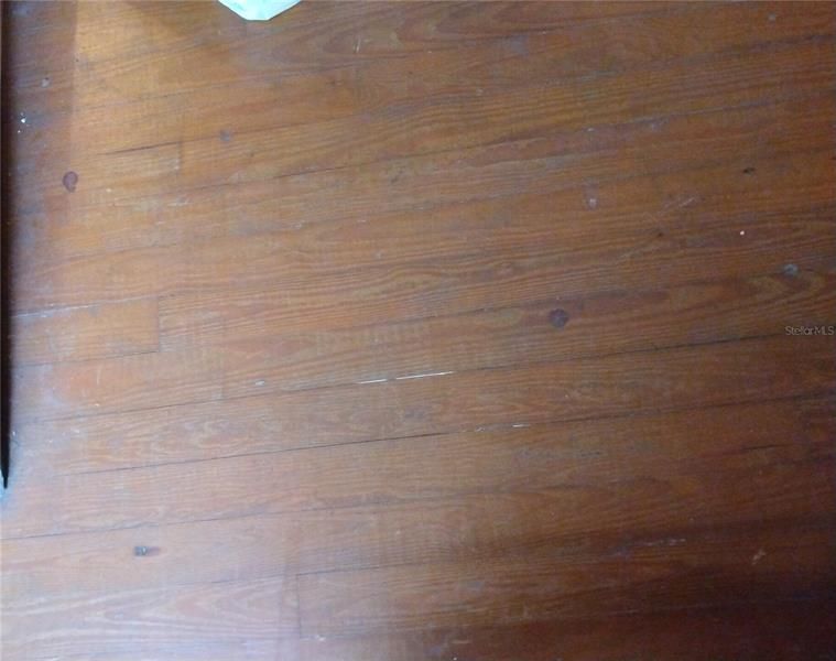Hardwood floors in Family Room