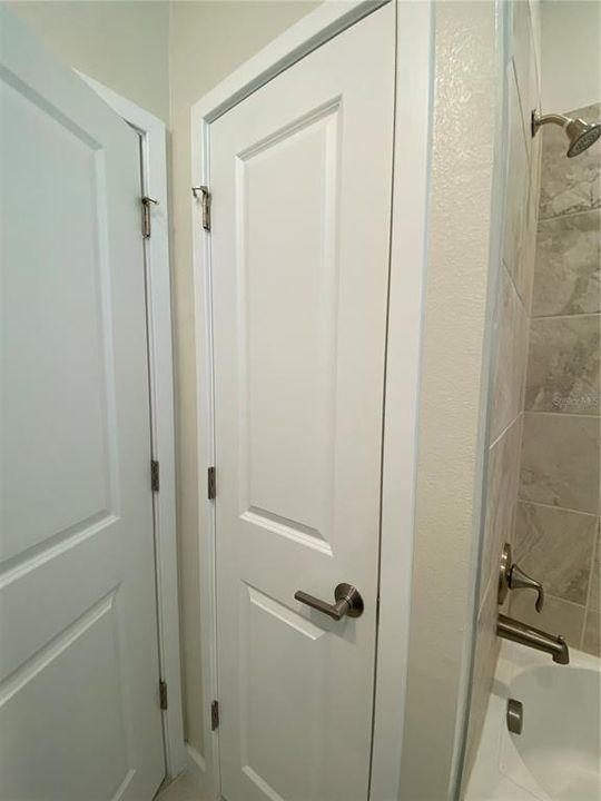 Hallway Bathroom Linen Closet Door