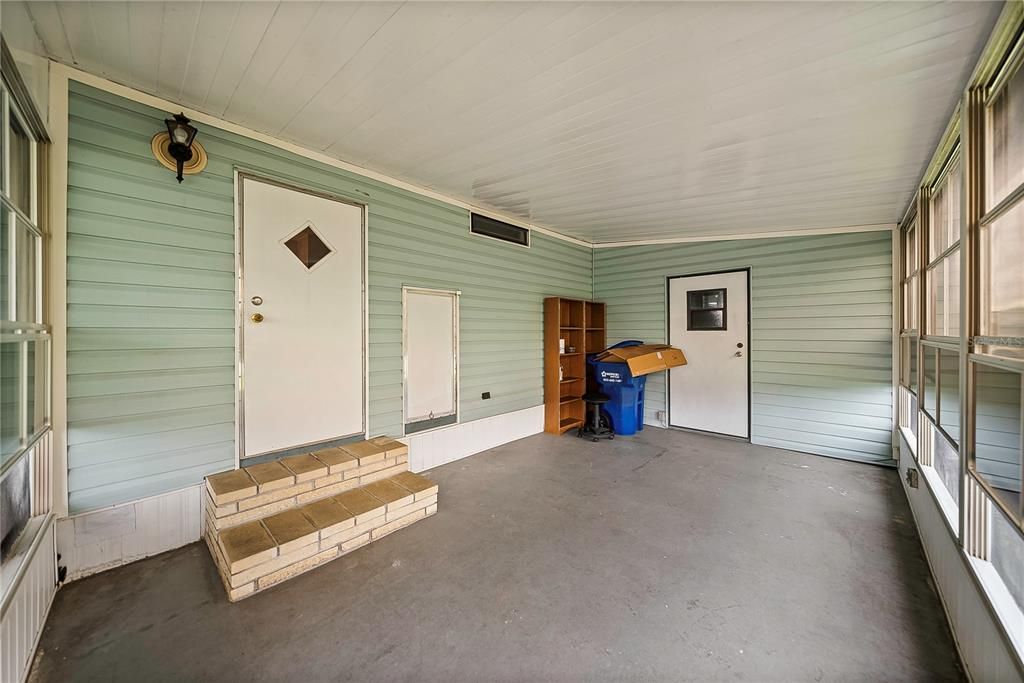 Enclosed Porch