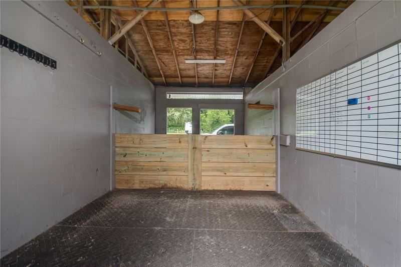 Two Grooming/Tack Stalls