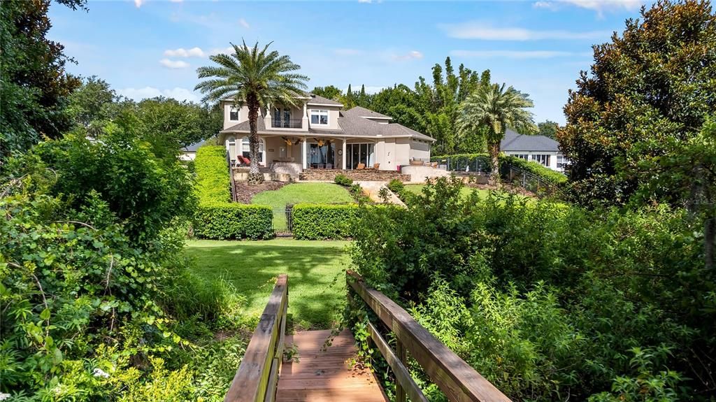 House view from dock