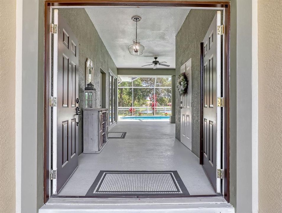 COURTYARD VIEW FROM FRONT ENTRY