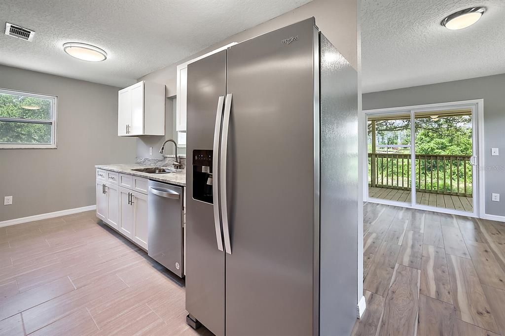 All stainless steel appliances