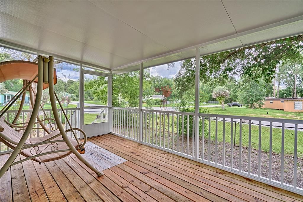 Screen Enclosed Front Porch