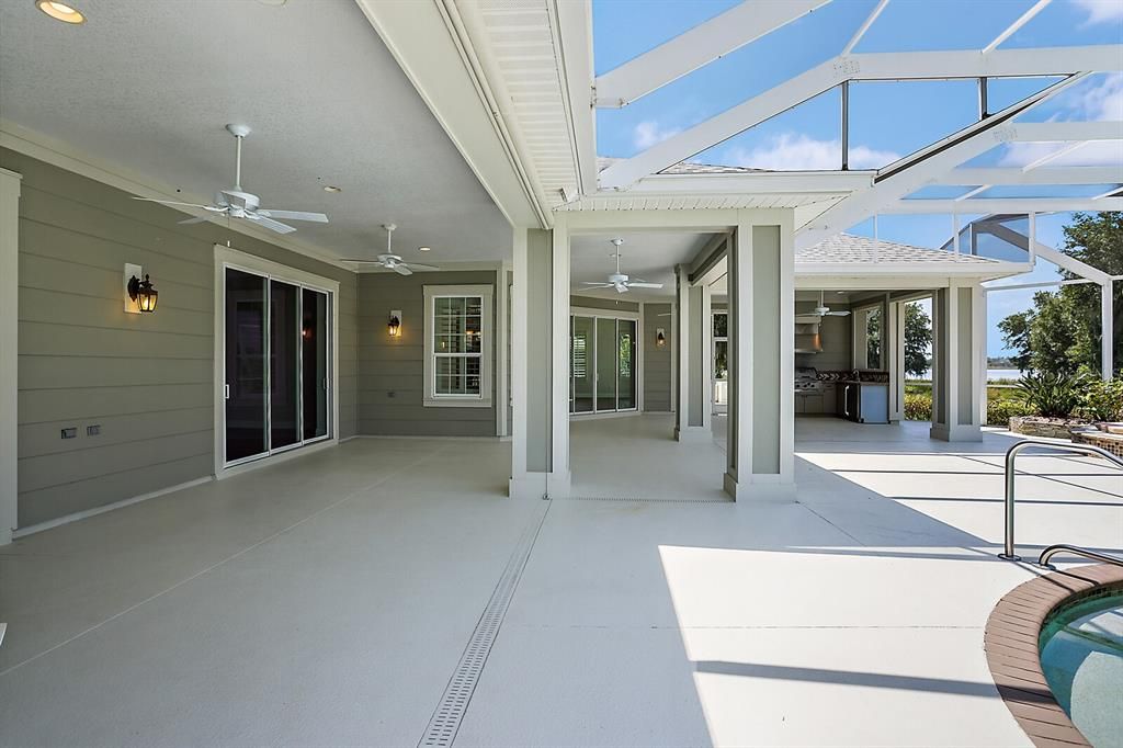 Tremendous outdoor living space